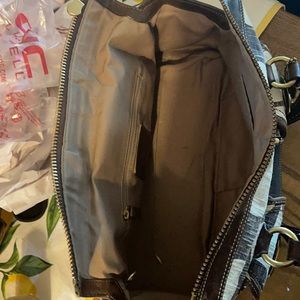 Coach signature purse.